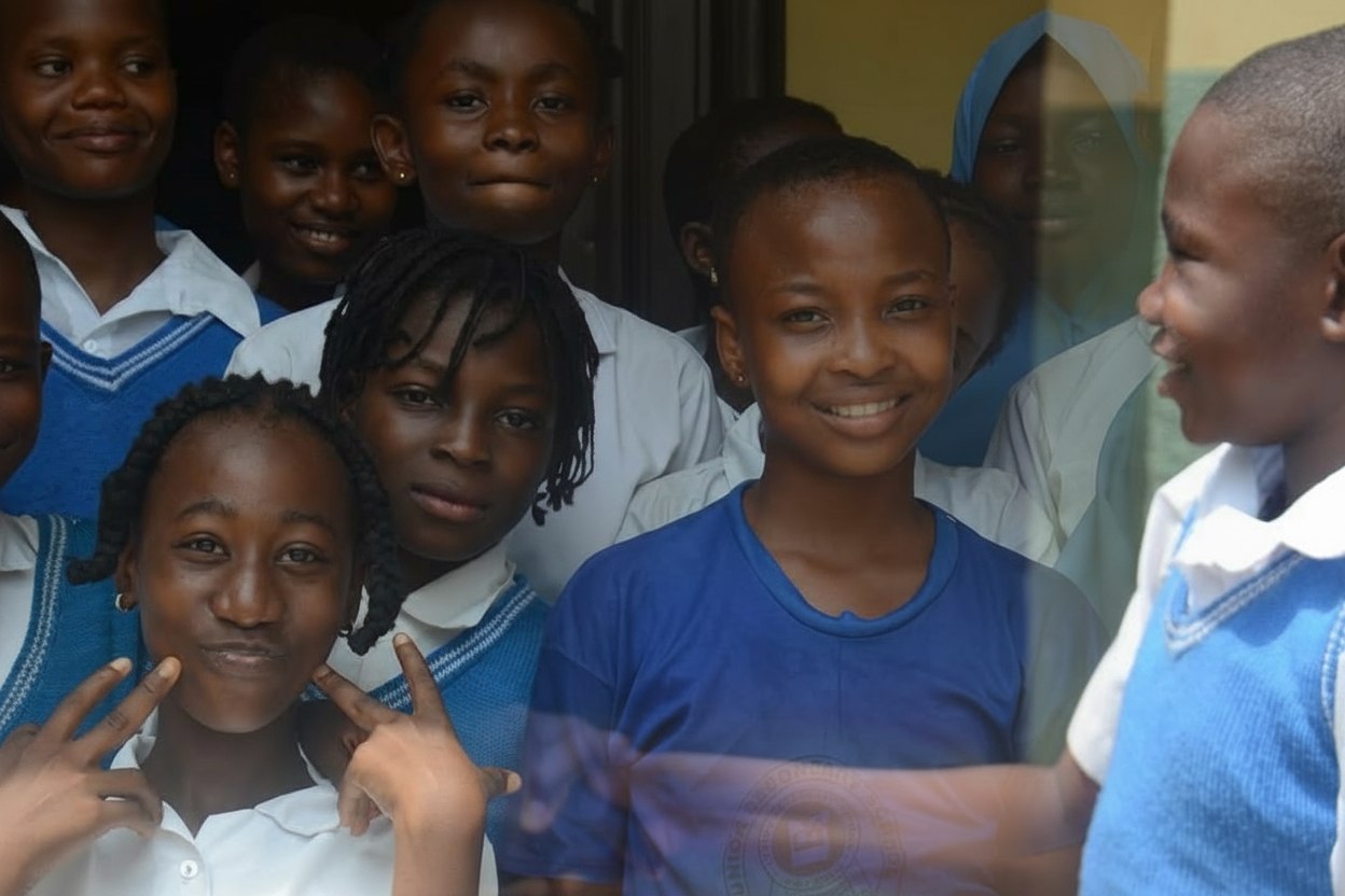 Students at Gwarinpa Lifecamp sharing magical moments